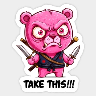 Bear Cartoon Sticker